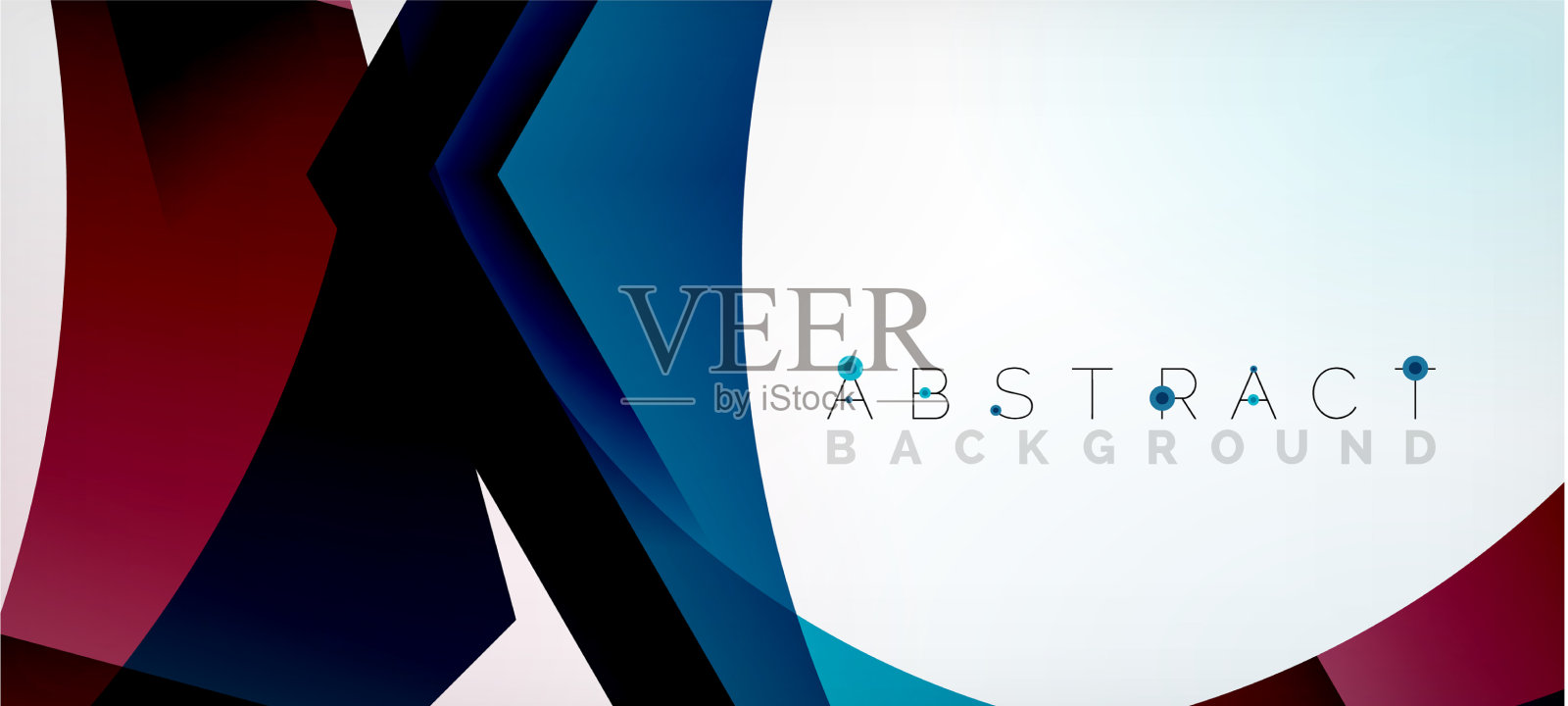 透明六边形几何形状抽象插画图片素材