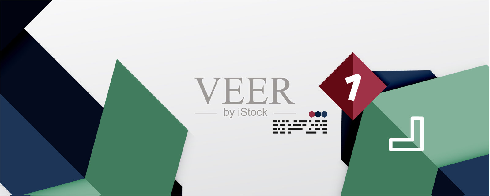 闪闪发光的三角形和几何形状设计模板素材