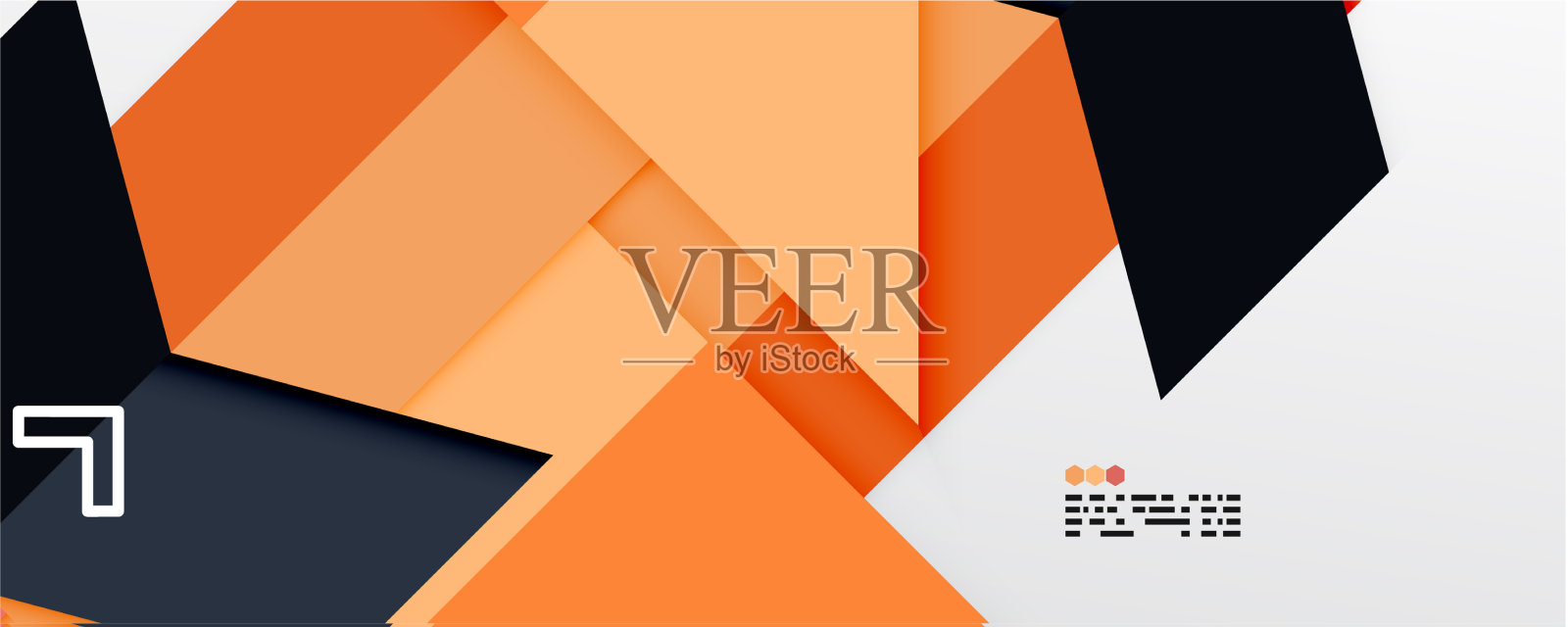 闪闪发光的三角形和几何形状插画图片素材