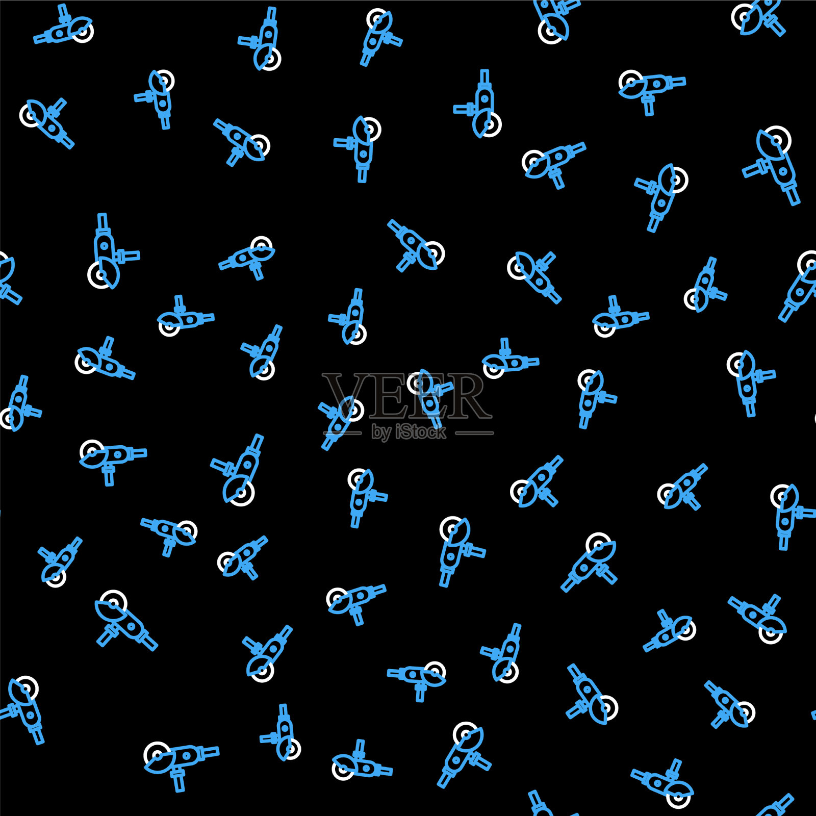 线角磨床图标隔离无缝图案插画图片素材