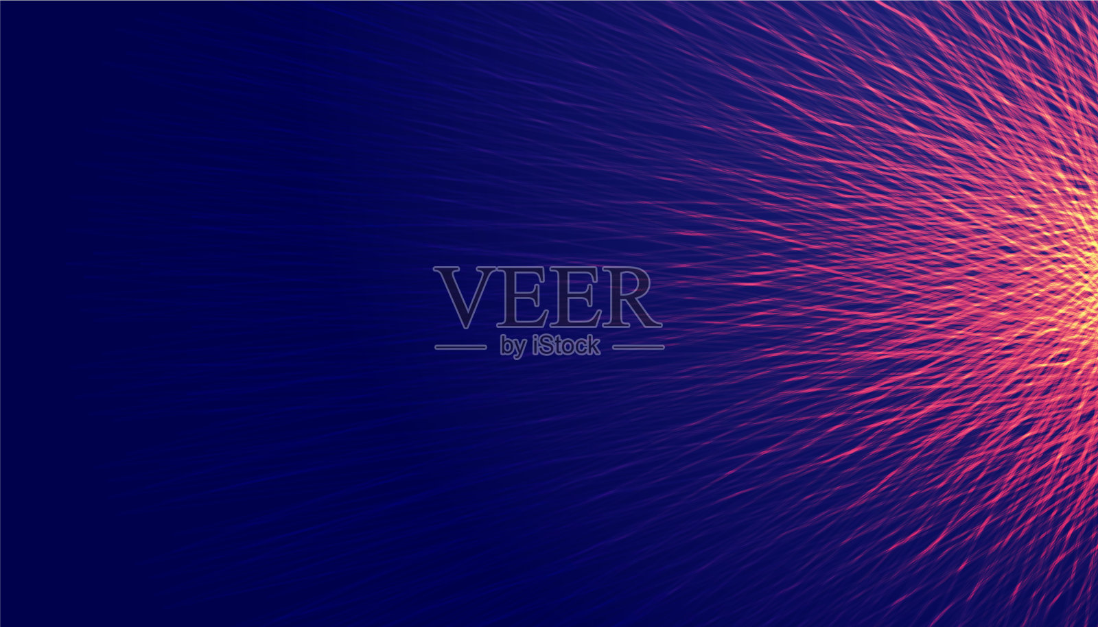 抽象发光线可视化概念插画图片素材