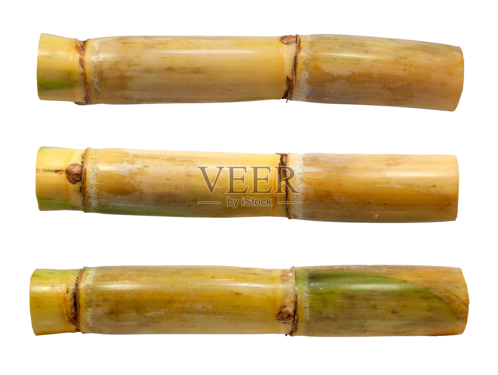 在白色背景上孤立的甘蔗照片摄影图片