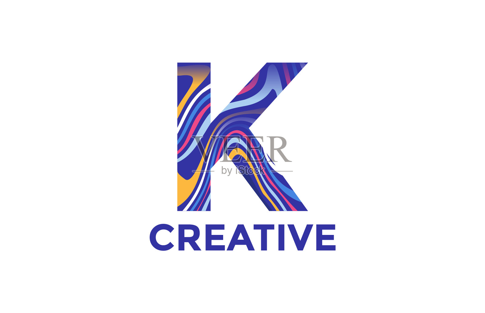 公司图书封面简单现代蓝色矩形插画图片素材