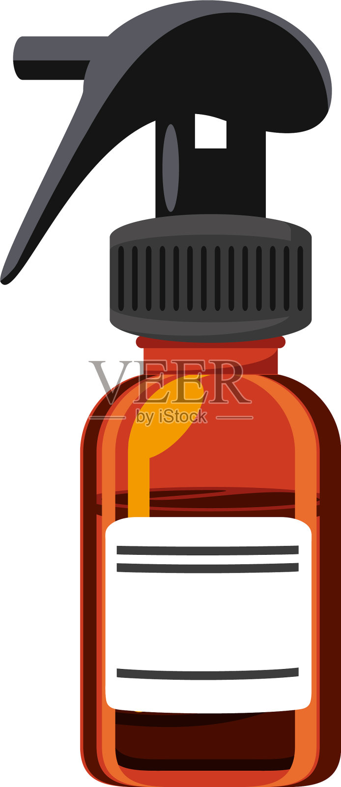 喷雾药瓶设计元素图片