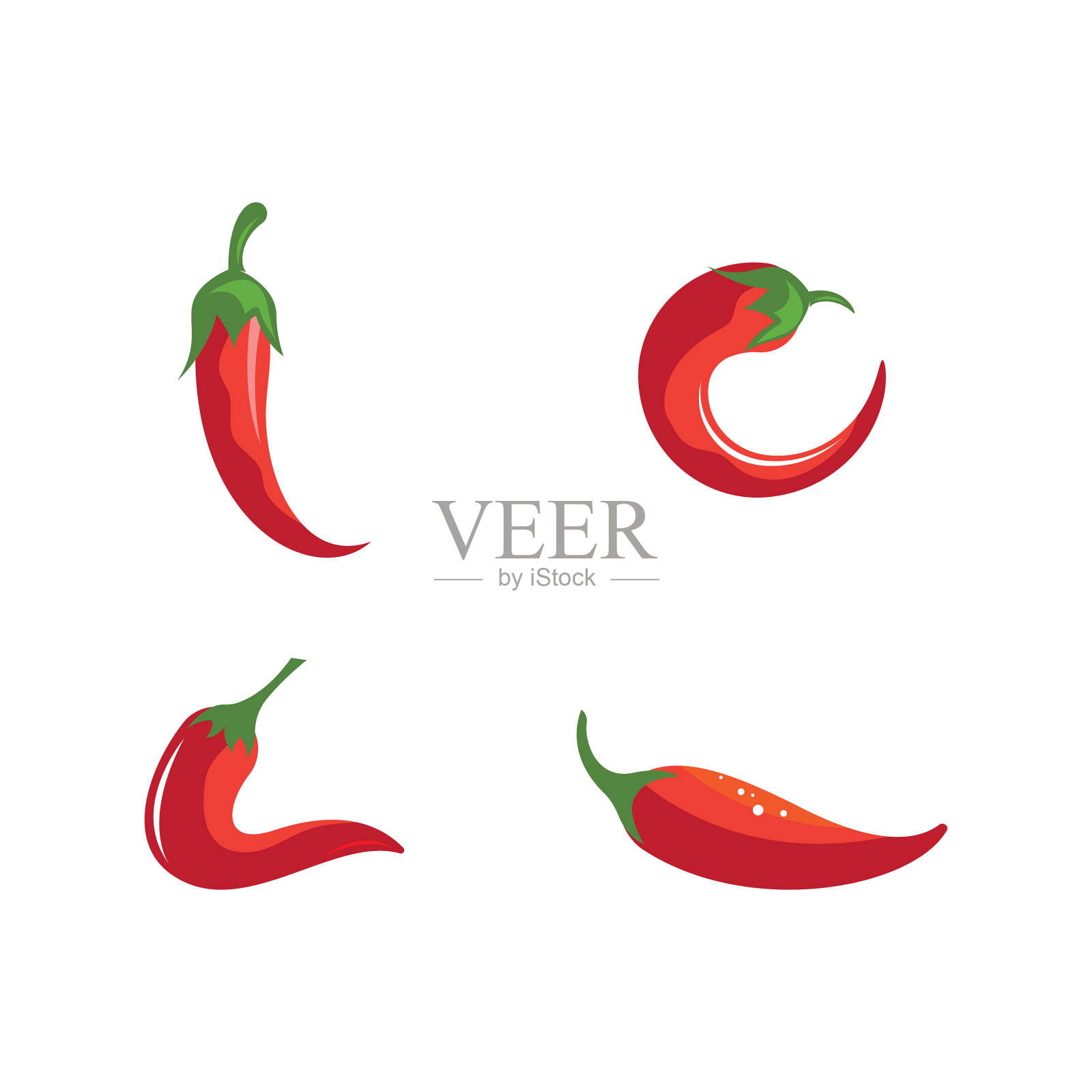 红辣椒插画图片素材