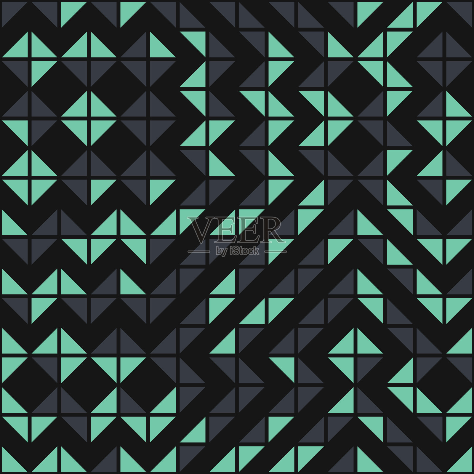 抽象几何图案生成计算艺术插图插画图片素材