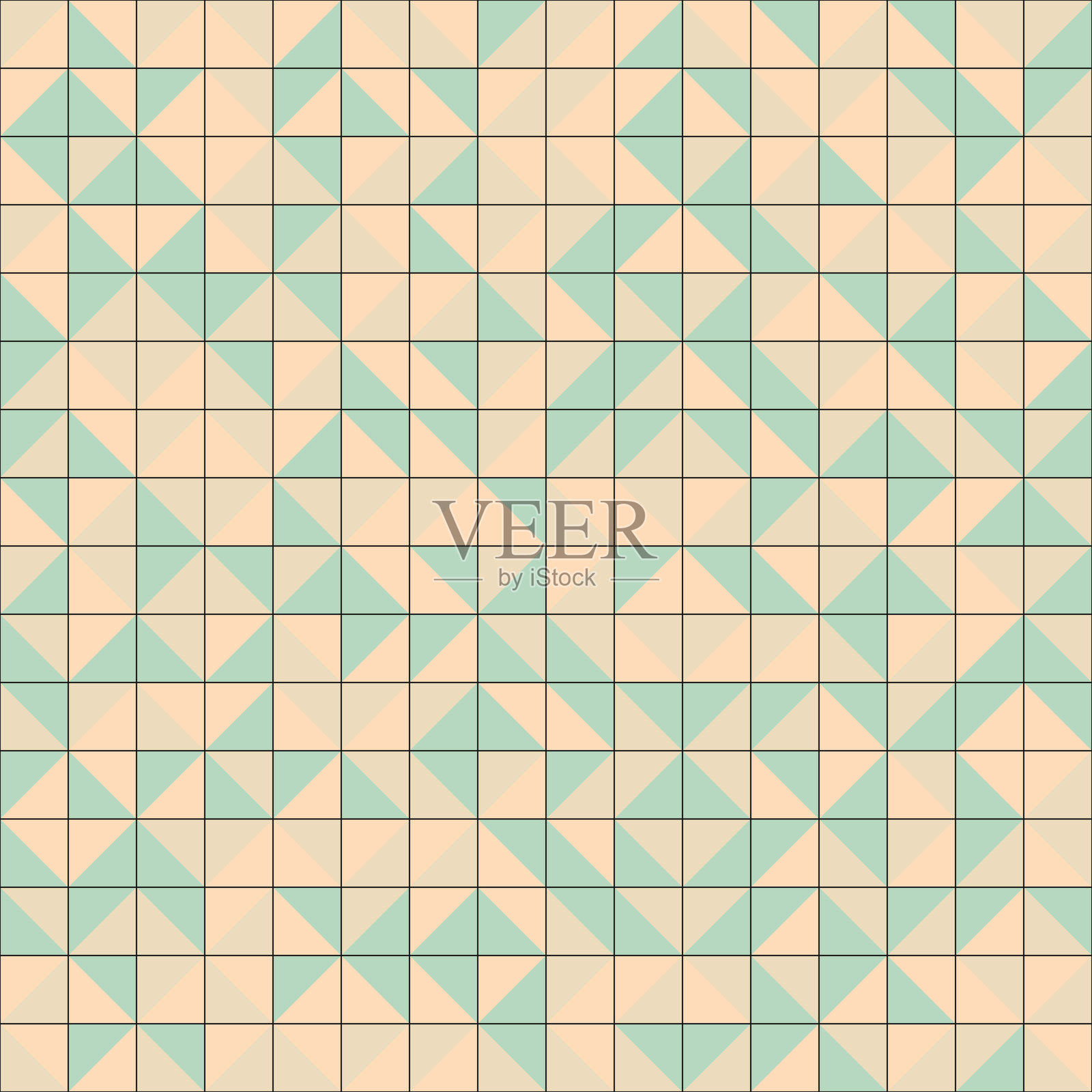 抽象几何图案生成计算艺术插图插画图片素材