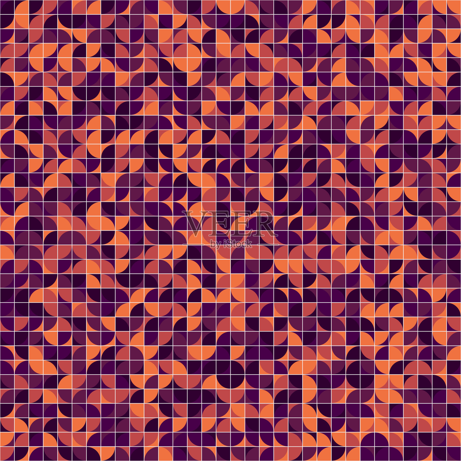 抽象几何图案生成计算艺术插图插画图片素材