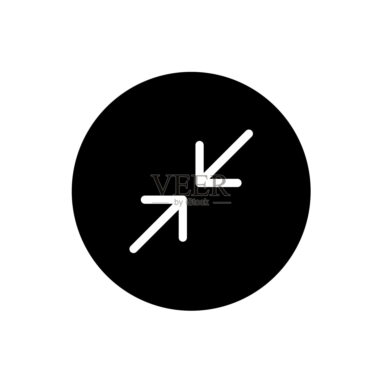 圆角样式的折叠图标图标素材