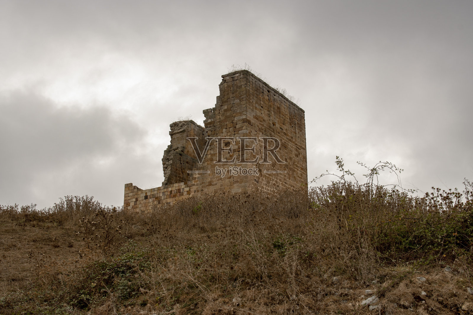 坎塔布里亚的乡村景观照片摄影图片