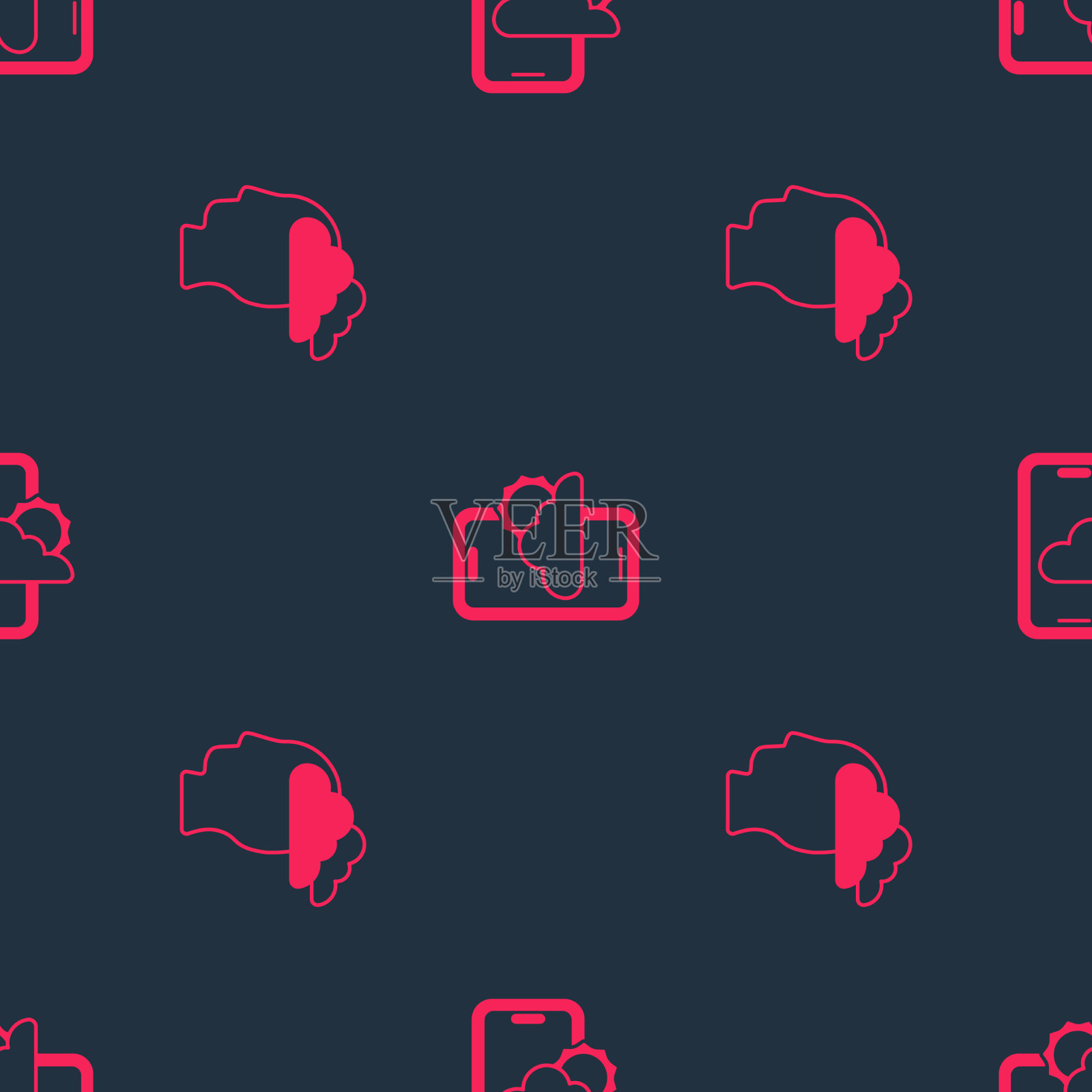 片场人员头痛，天气预报开始了图标素材