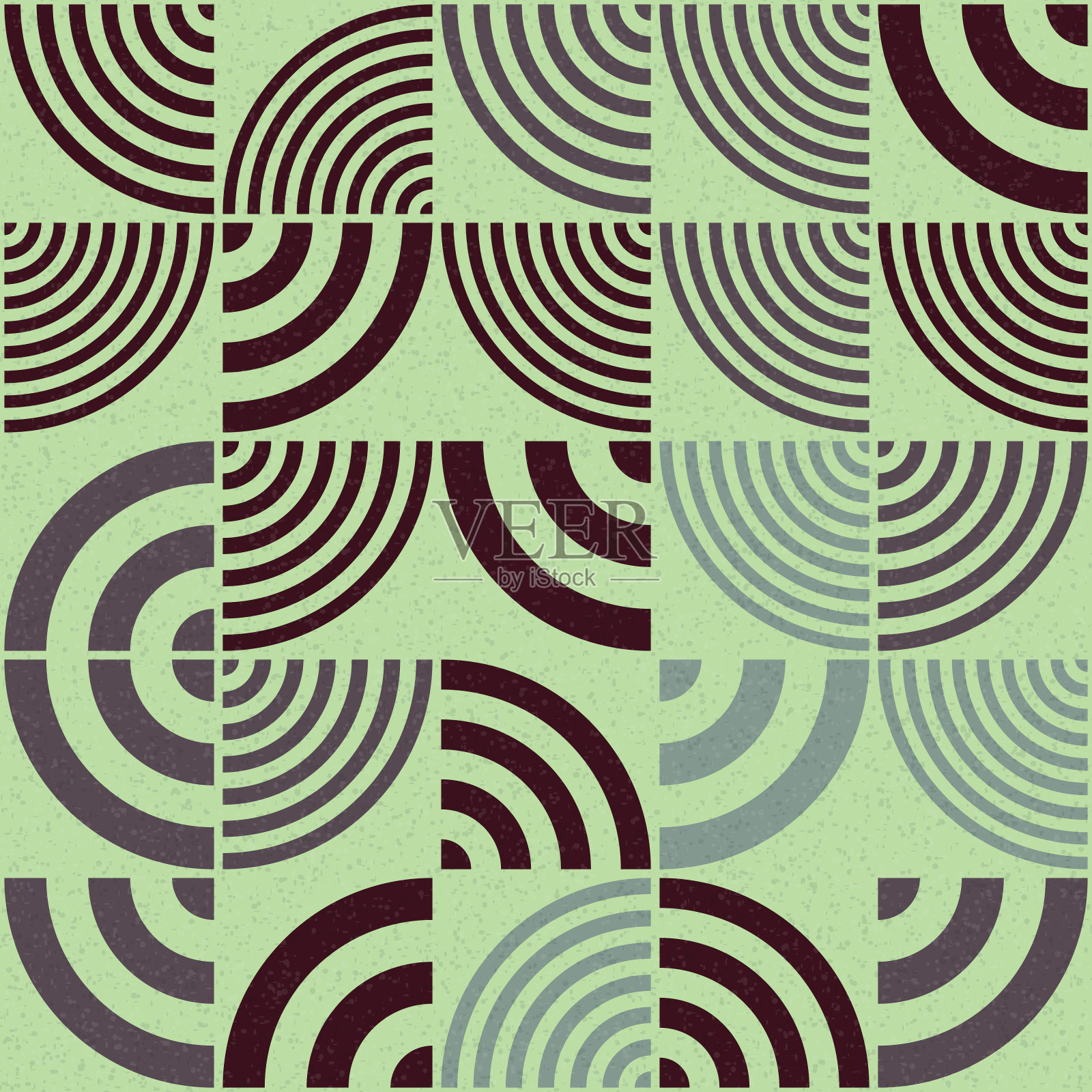 抽象几何图案生成计算艺术插图插画图片素材