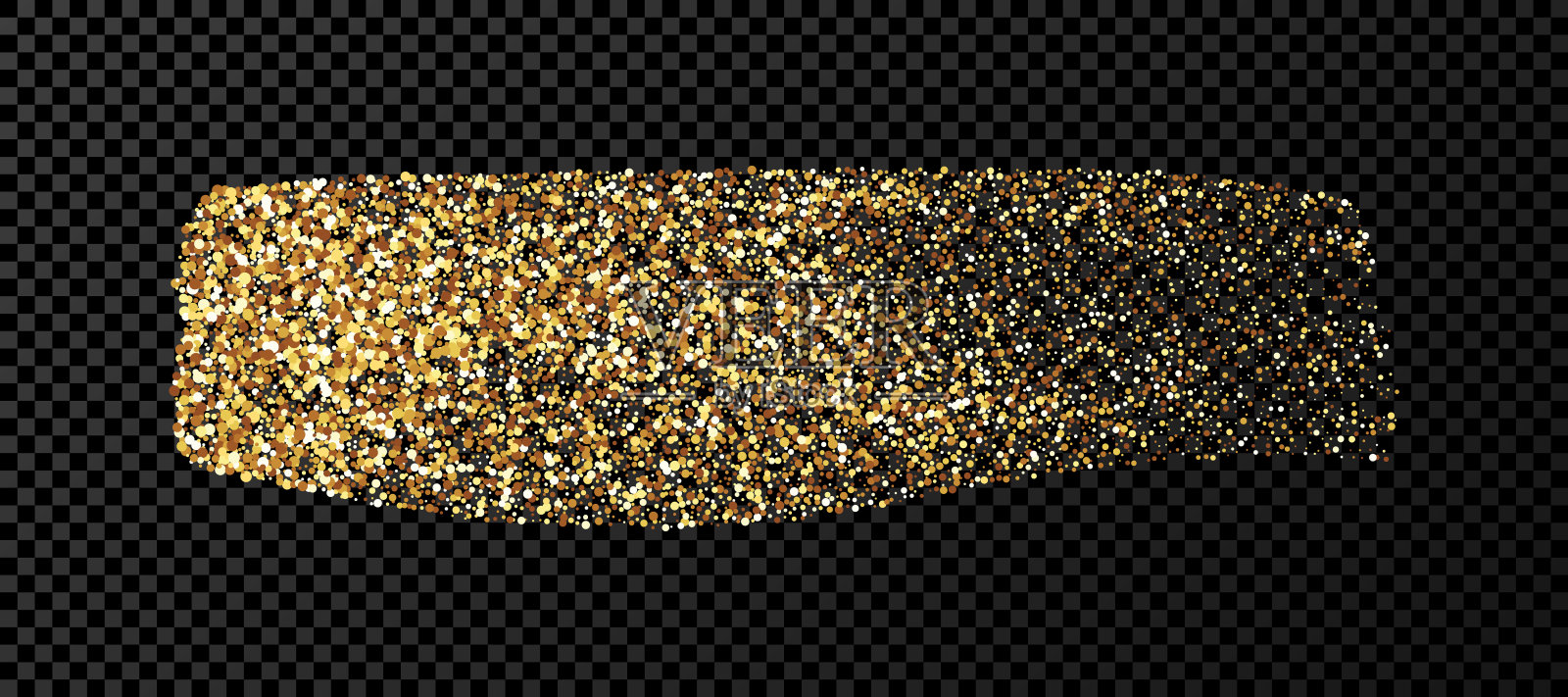 金色垃圾笔触插画图片素材