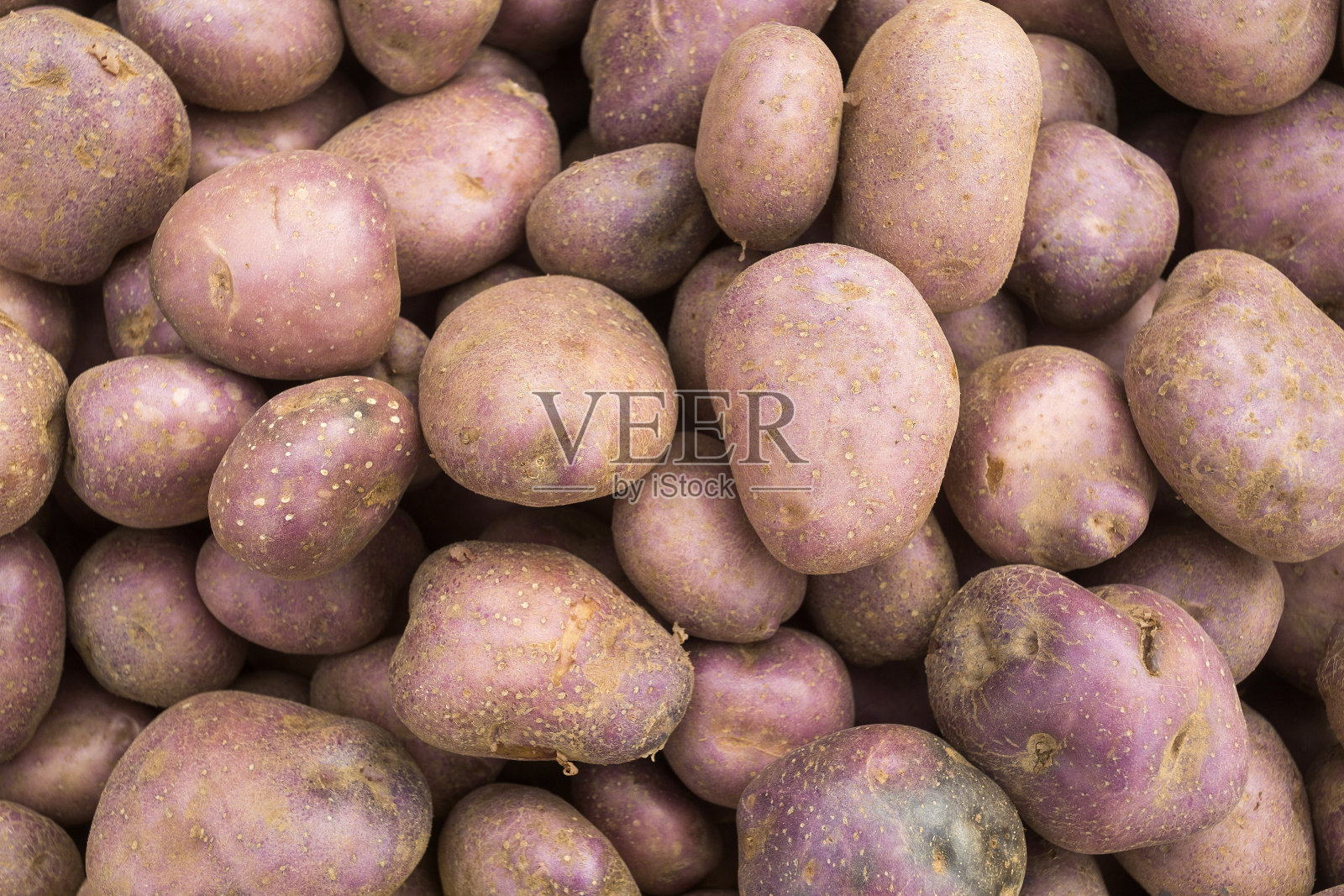 传统哥伦比亚市场的有机马铃薯照片摄影图片