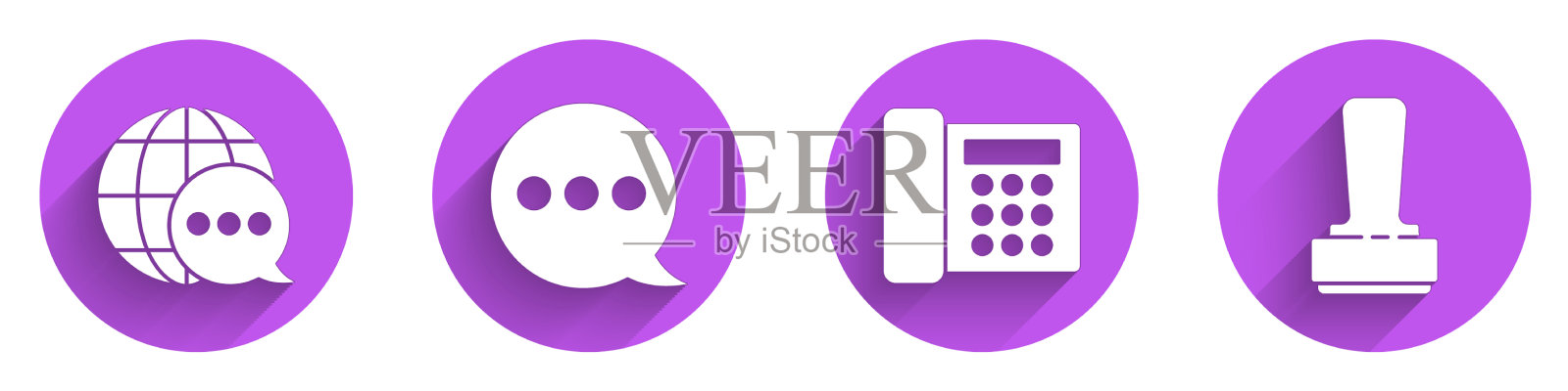 设置世界地图从语音气泡语音图标素材