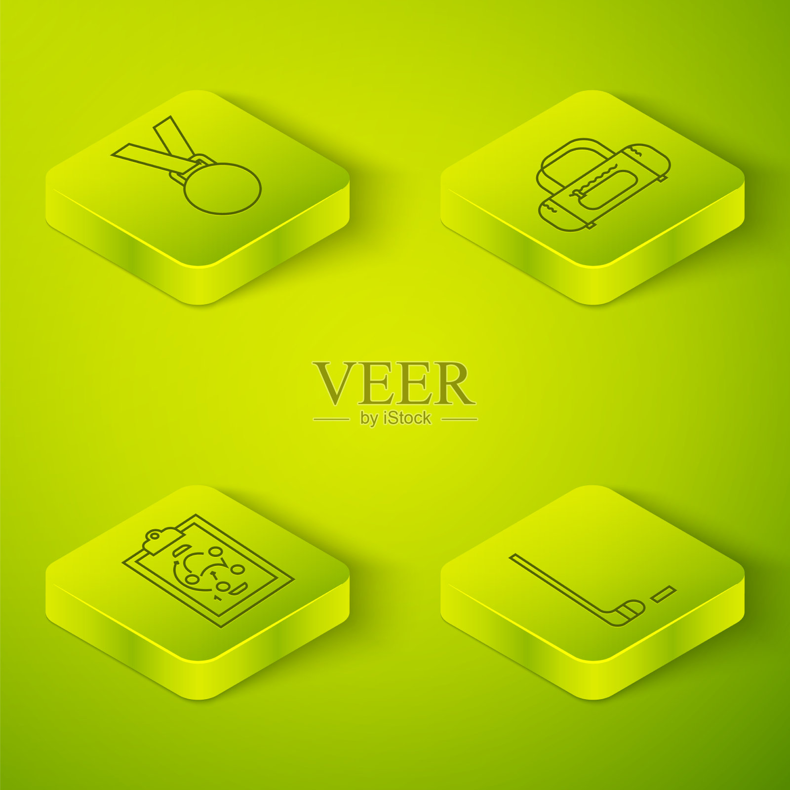 设冰等距运动包规划策略图标素材