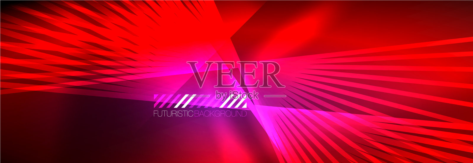 霓虹动态光束抽象墙纸插画图片素材