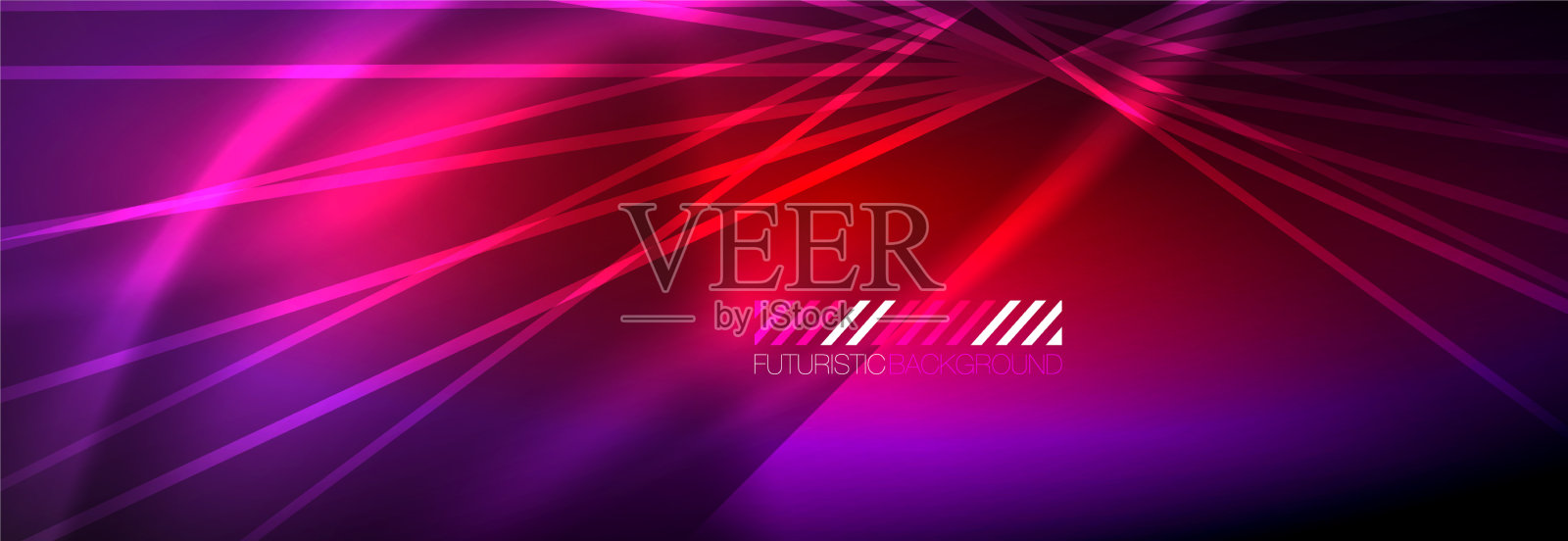 霓虹动态光束抽象墙纸插画图片素材