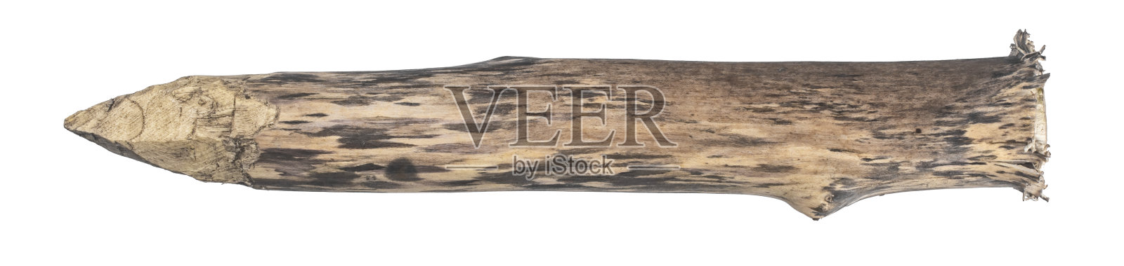 木桩孤立在白色背景上。照片摄影图片