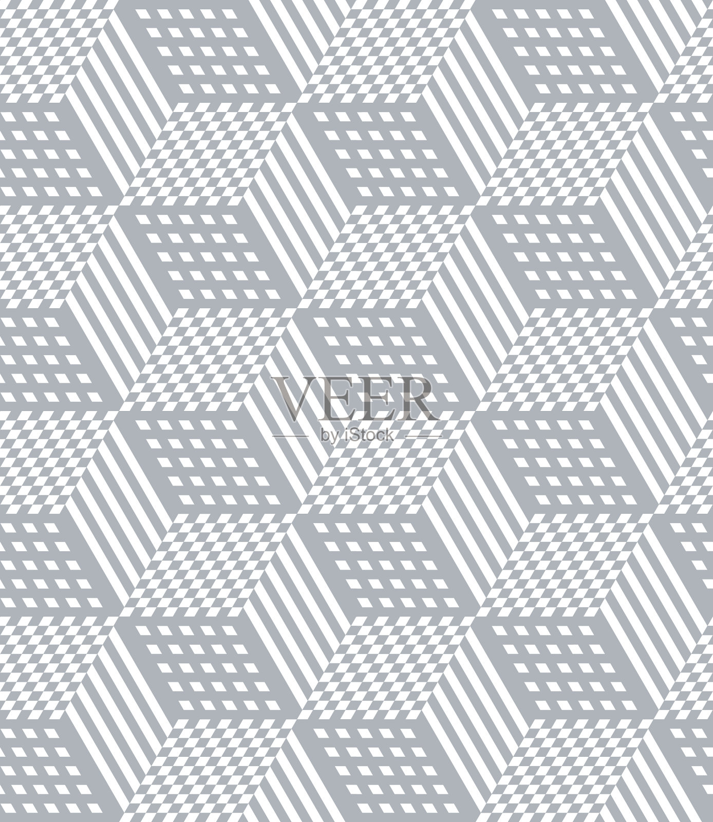 无缝几何三维图形插画图片素材