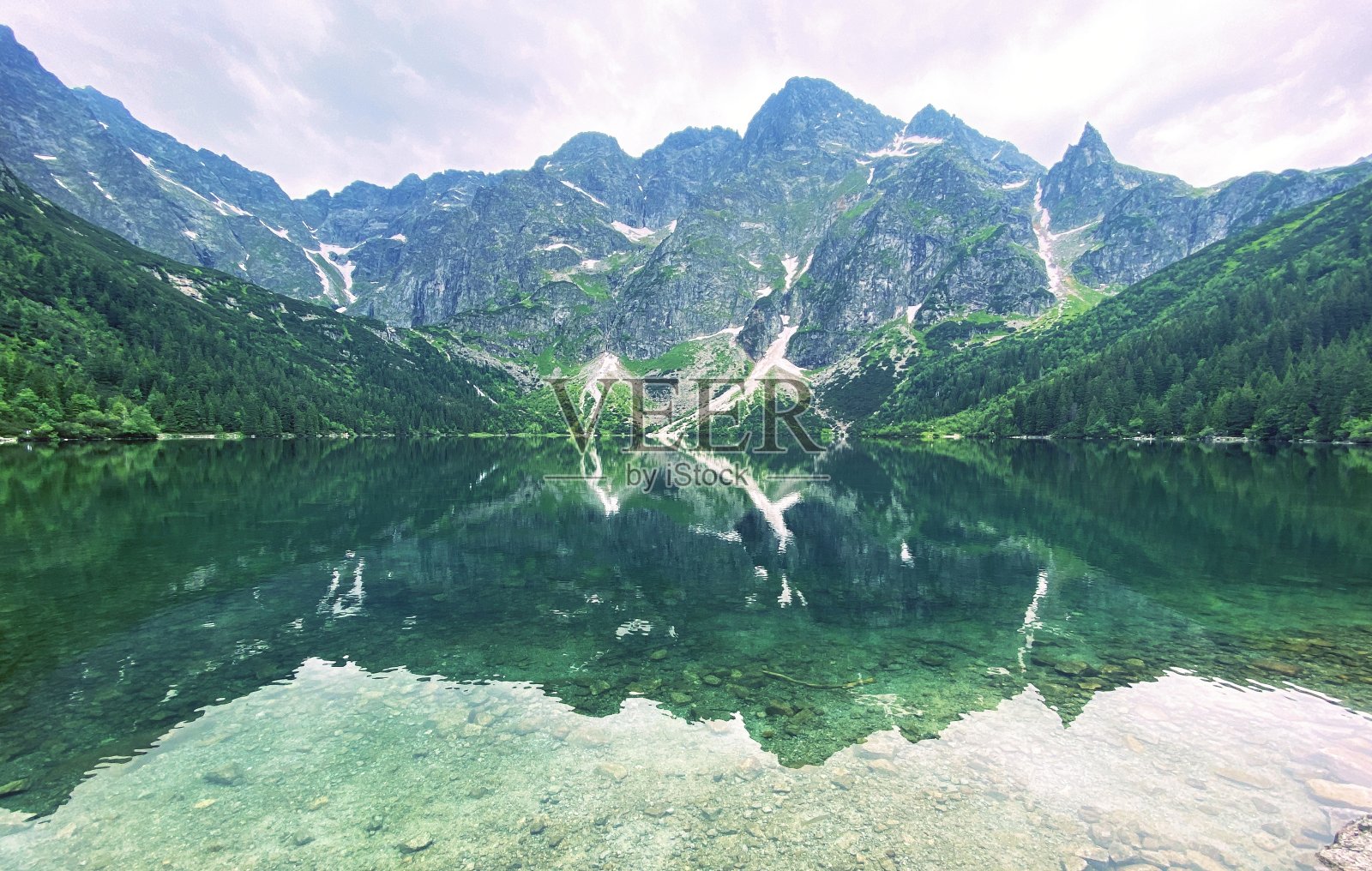 波兰塔特拉湖照片摄影图片