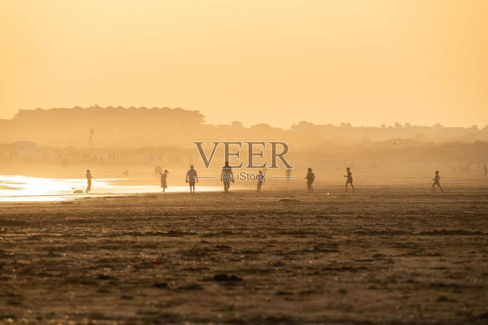 美丽的日落在huelva照片摄影图片