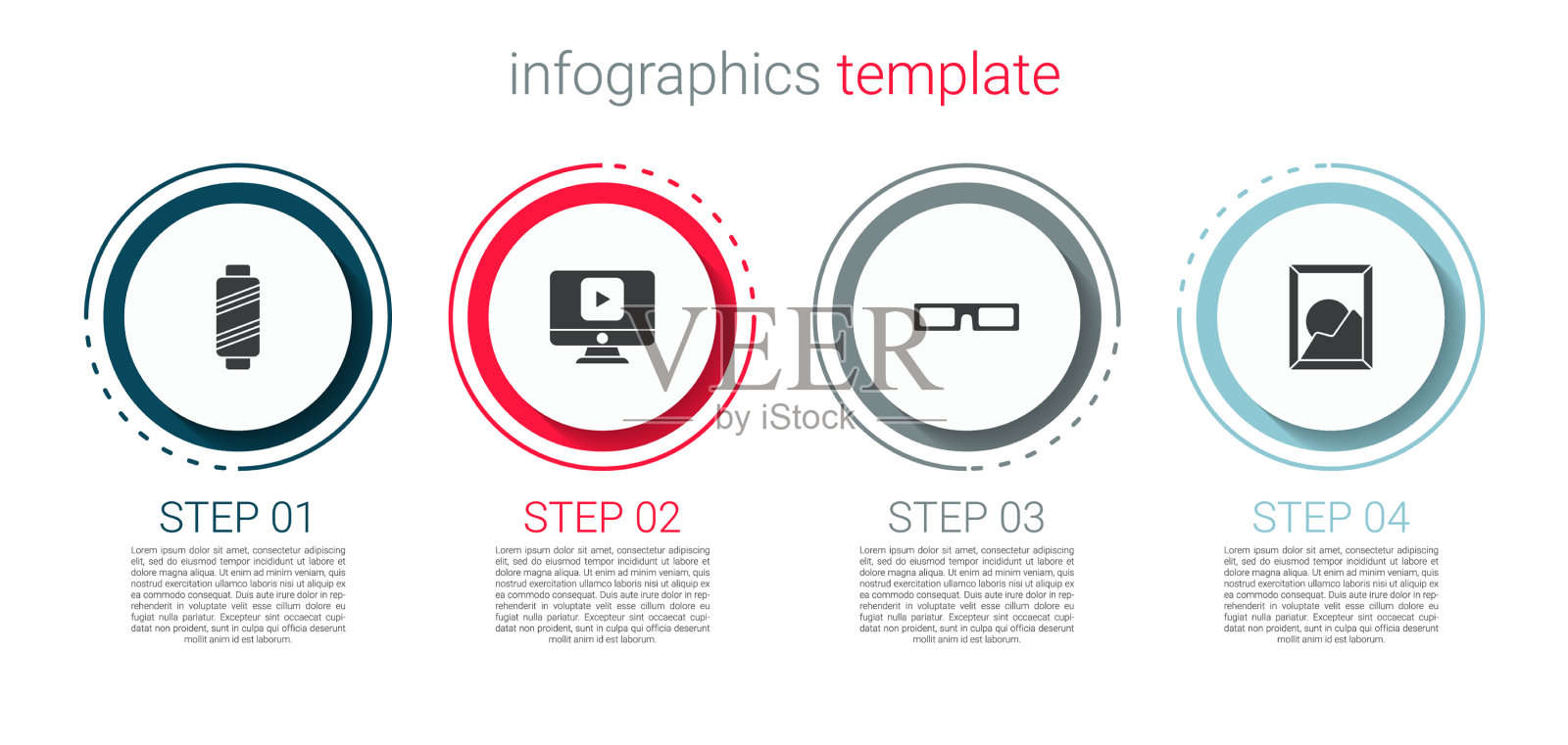 将缝纫线设置在线轴上在线播放视频插画图片素材
