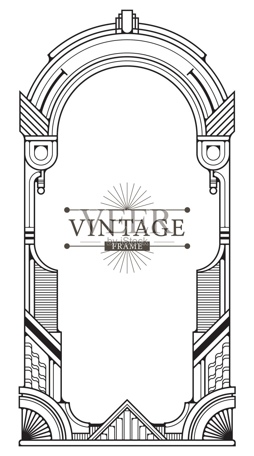 古董框架模板设计元素图片
