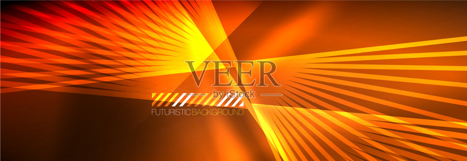 霓虹动态光束抽象墙纸插画图片素材