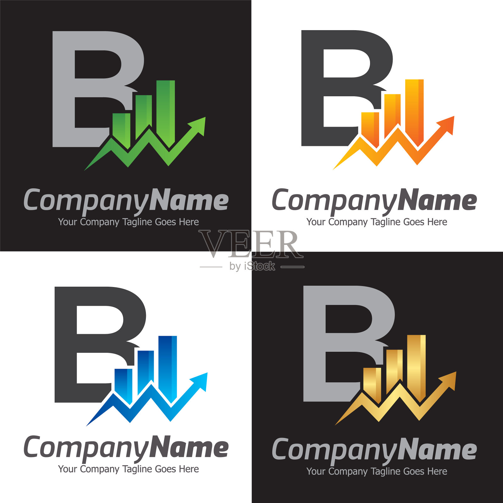 金融公司的标志图标素材