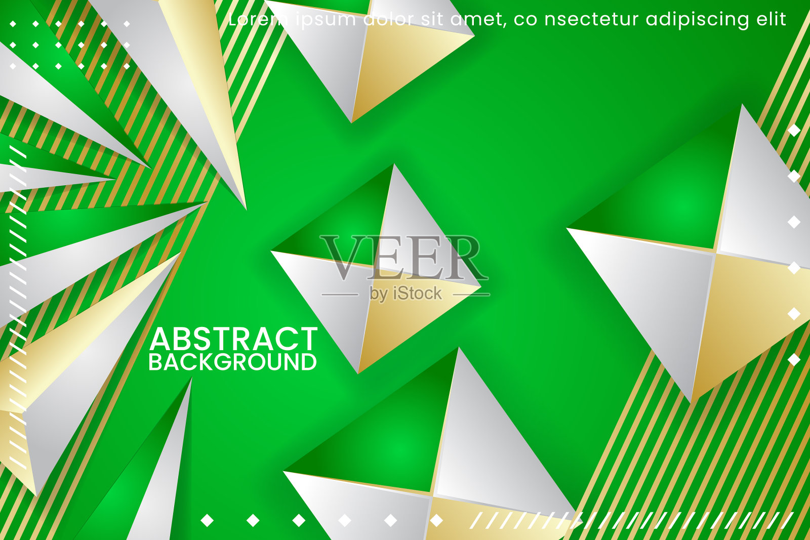 背景上的抽象多边形和线插画图片素材