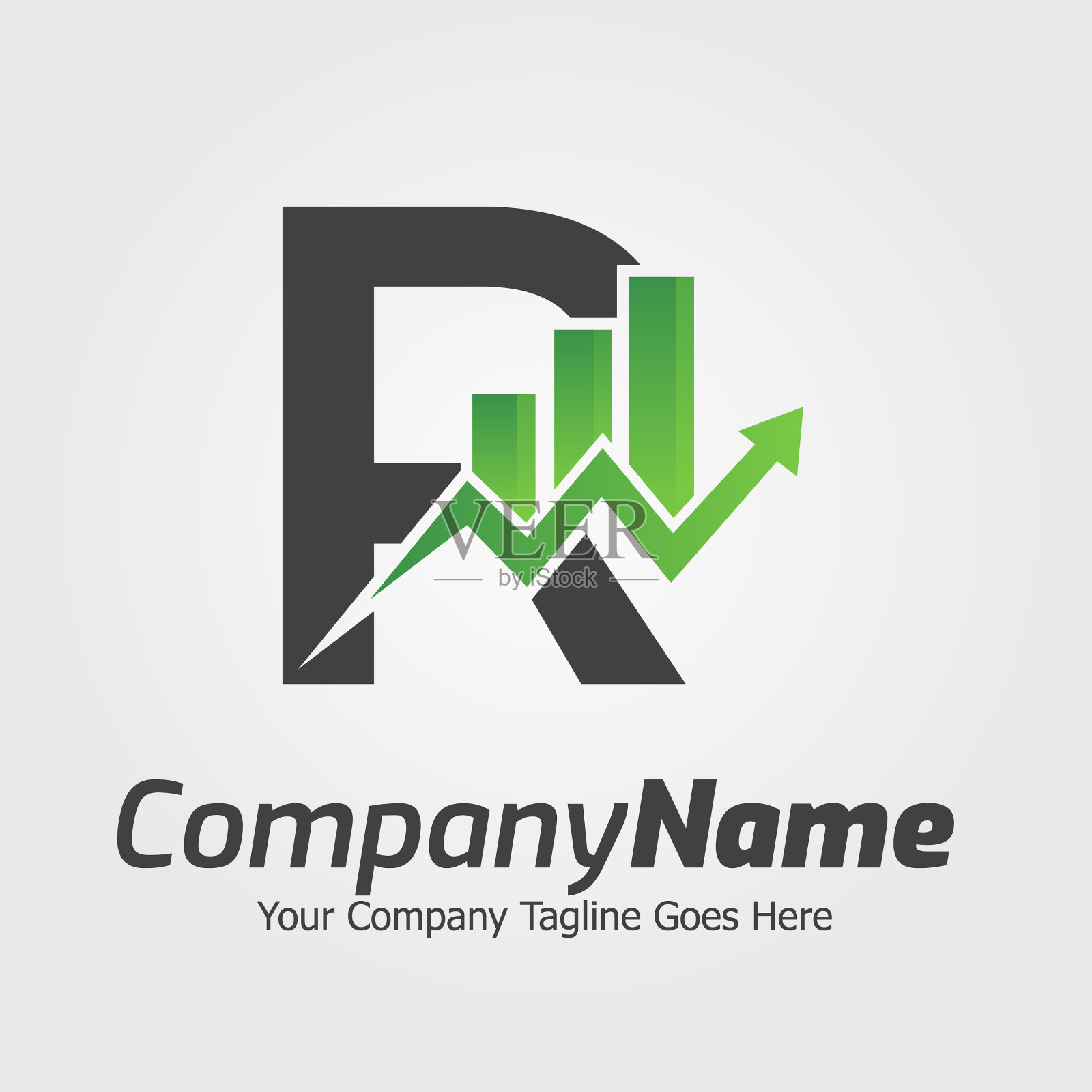 金融公司的标志插画图片素材