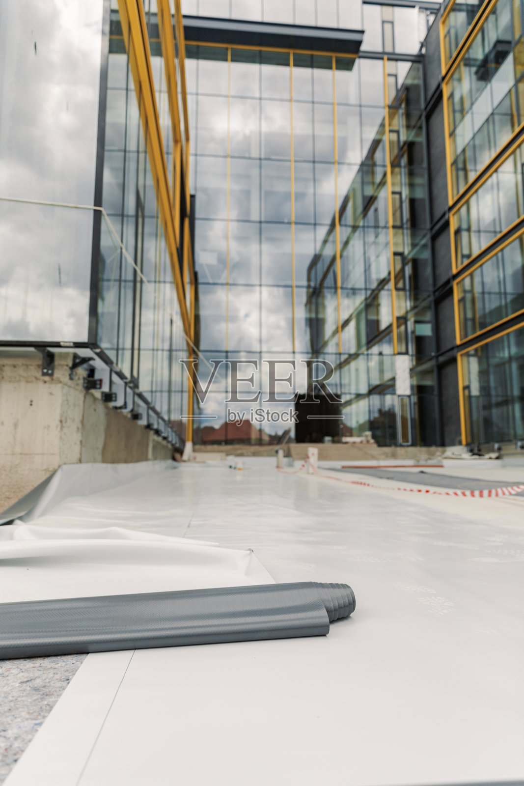 合成PVC防水膜照片摄影图片