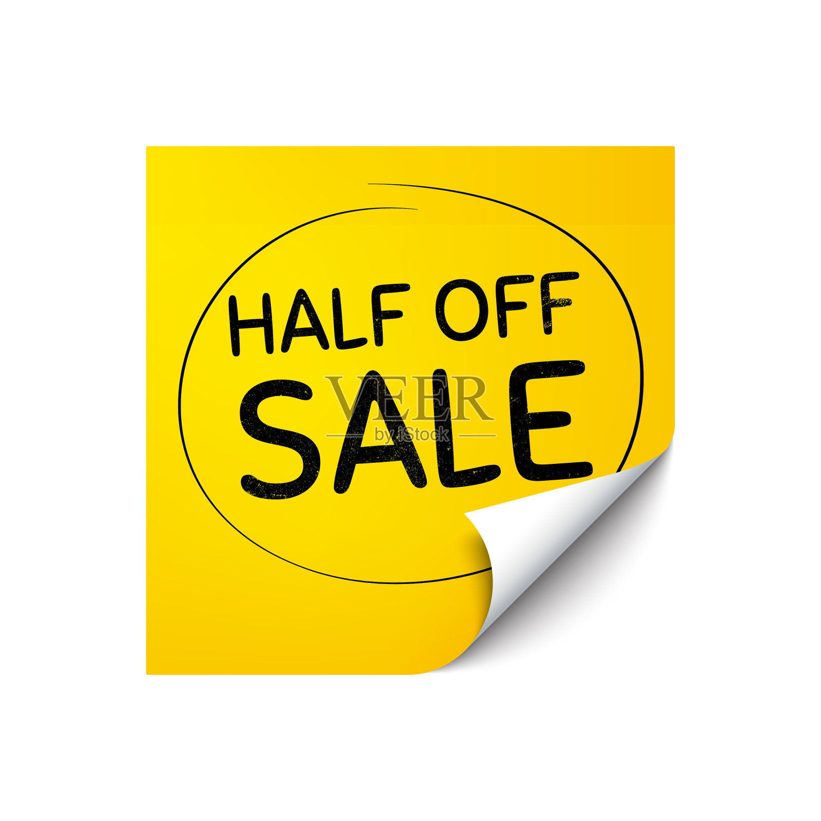 半价出售特价价格签设计元素图片