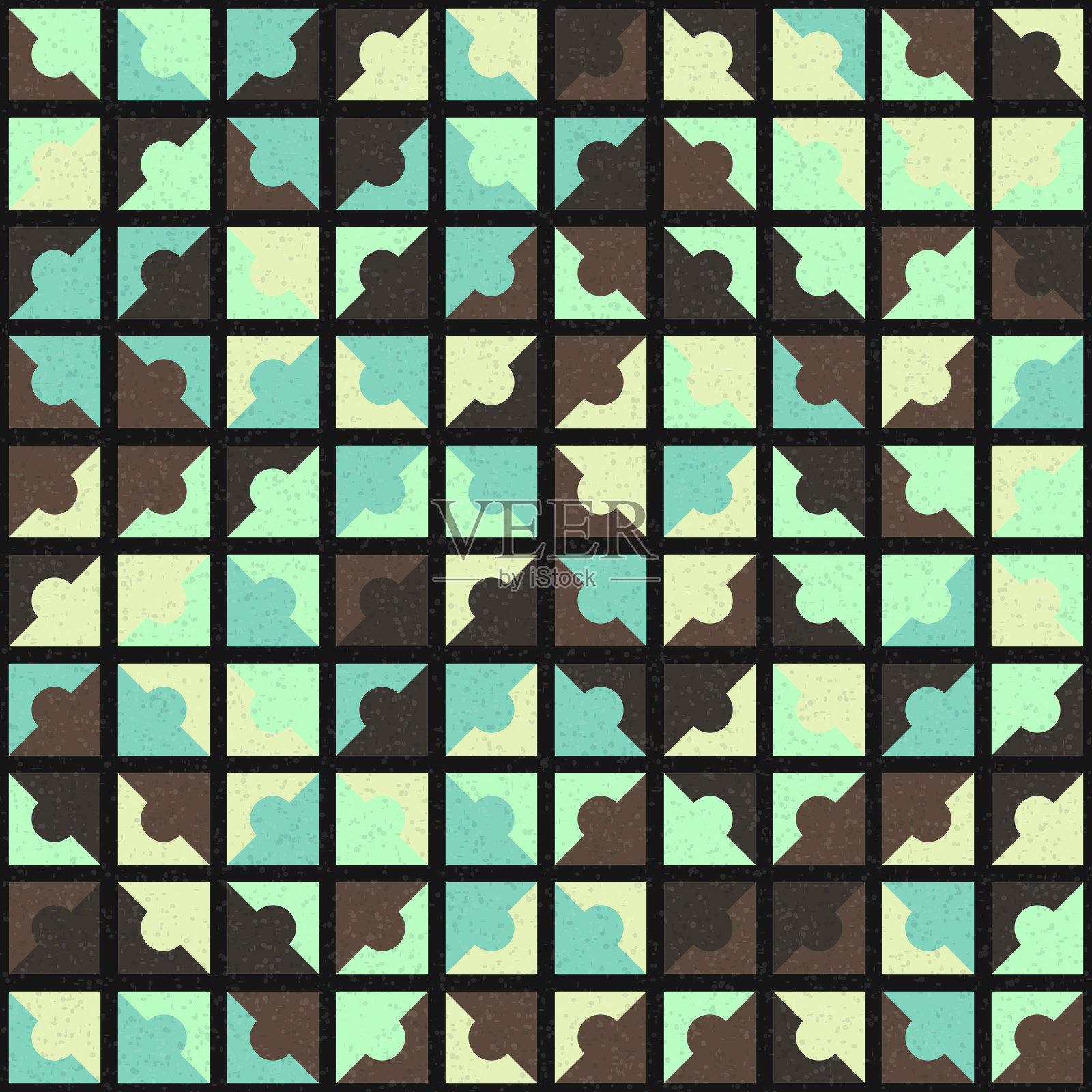 抽象几何图形生成计算艺术插图插画图片素材