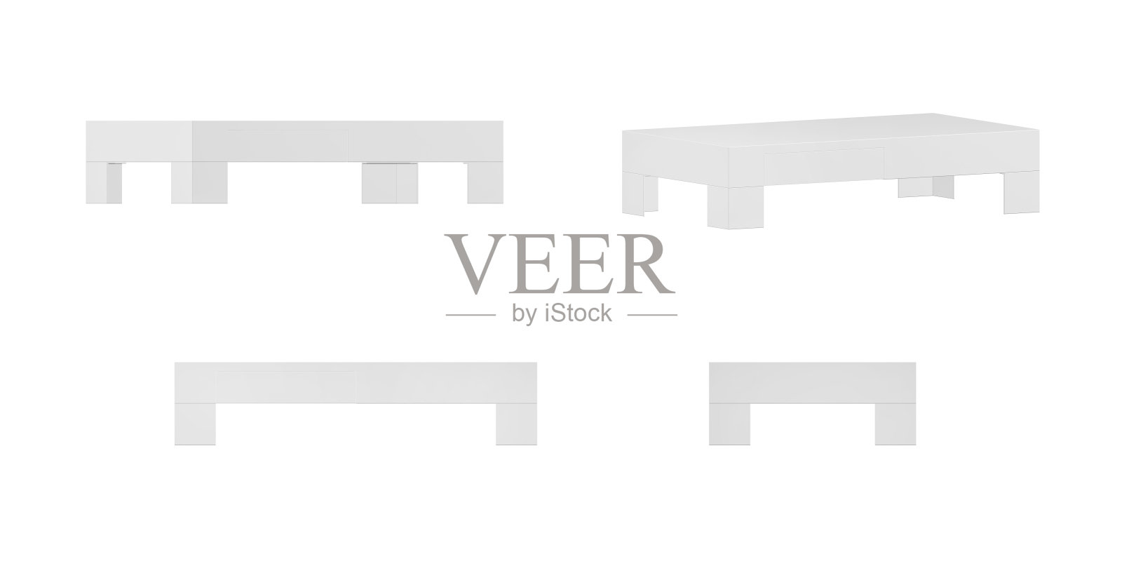 咖啡桌模型照片摄影图片