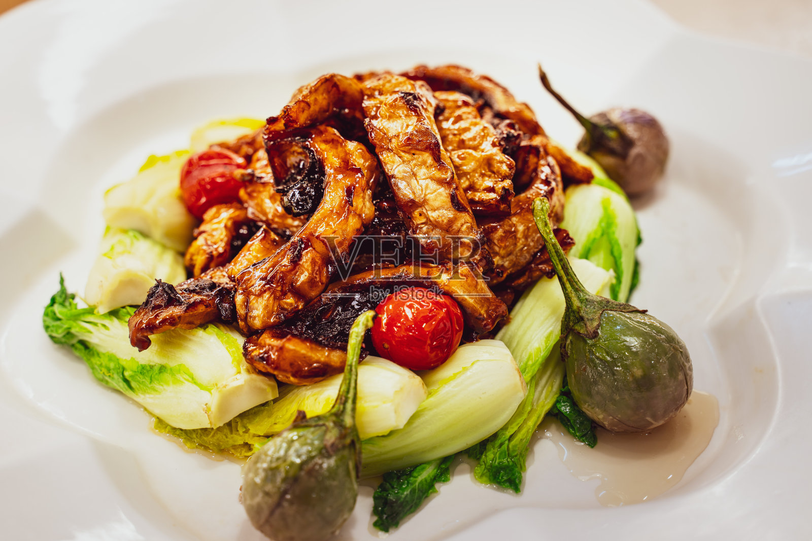 冬瓜炒白菜照片摄影图片