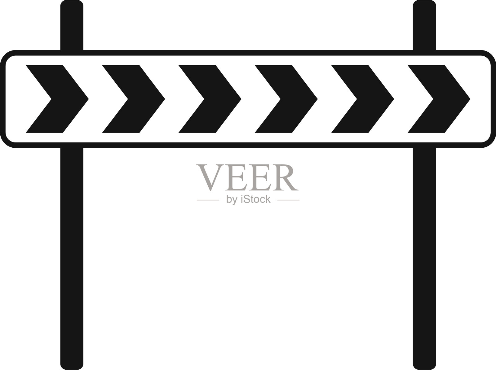 路牌图标风格简单设计元素图片