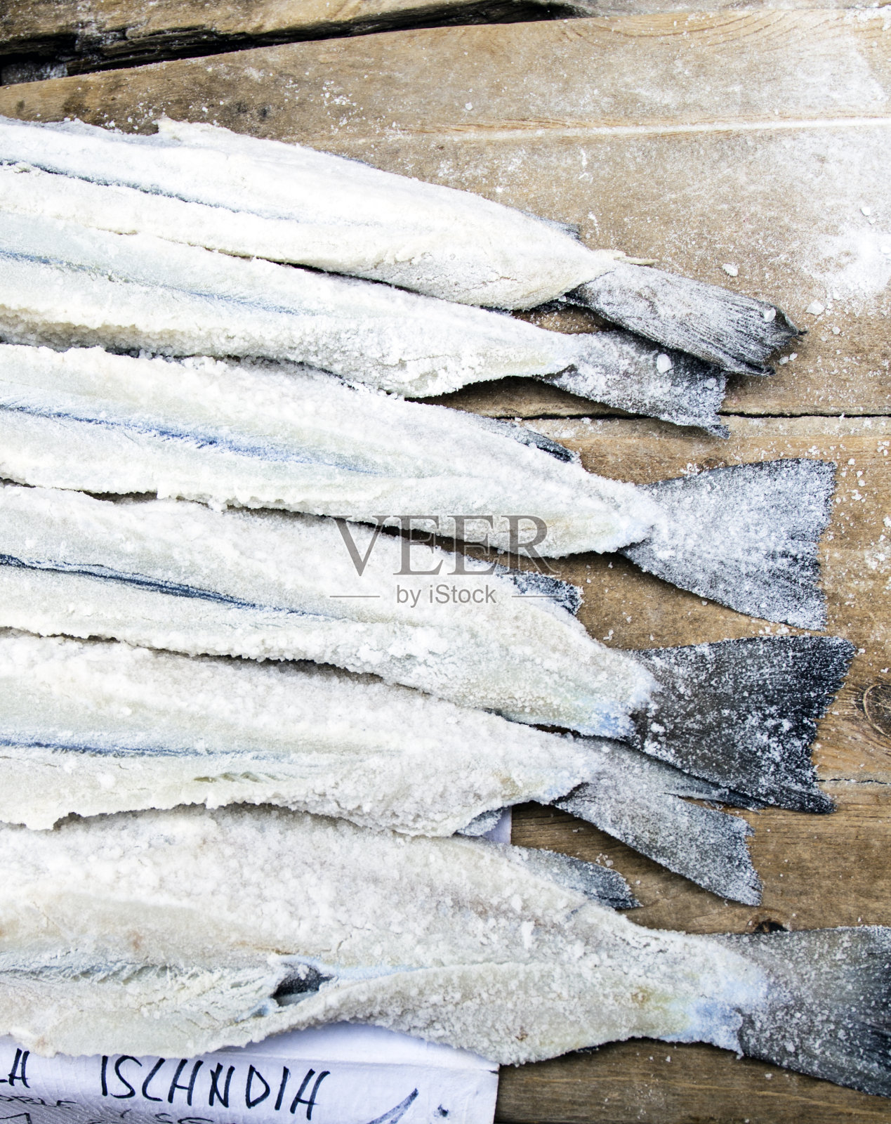 咸鳕鱼照片摄影图片