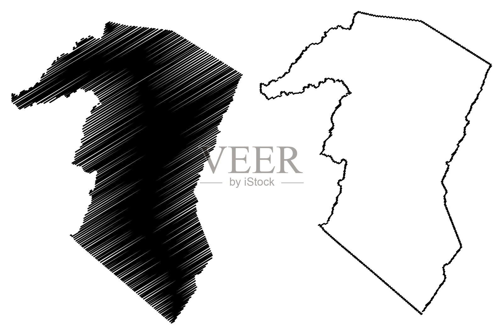 美国西弗吉尼亚州格兰特县插画图片素材