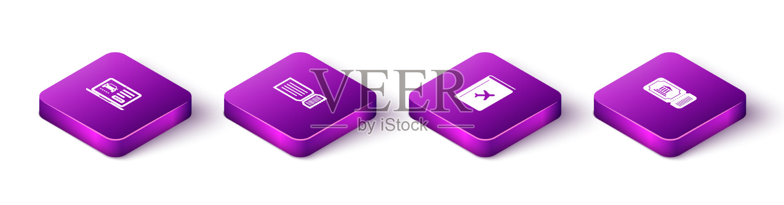 设置等距在线汽车共享票盖图标素材