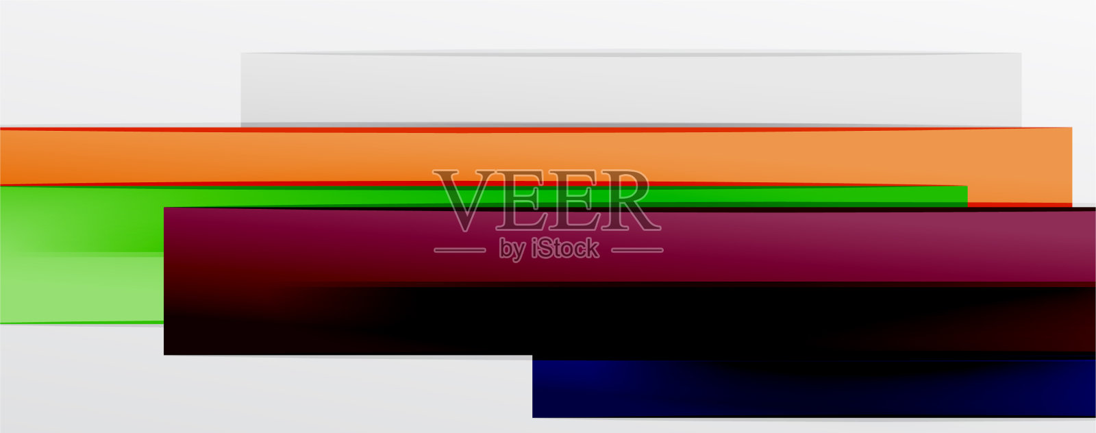 多色线条背景设计模板插画图片素材