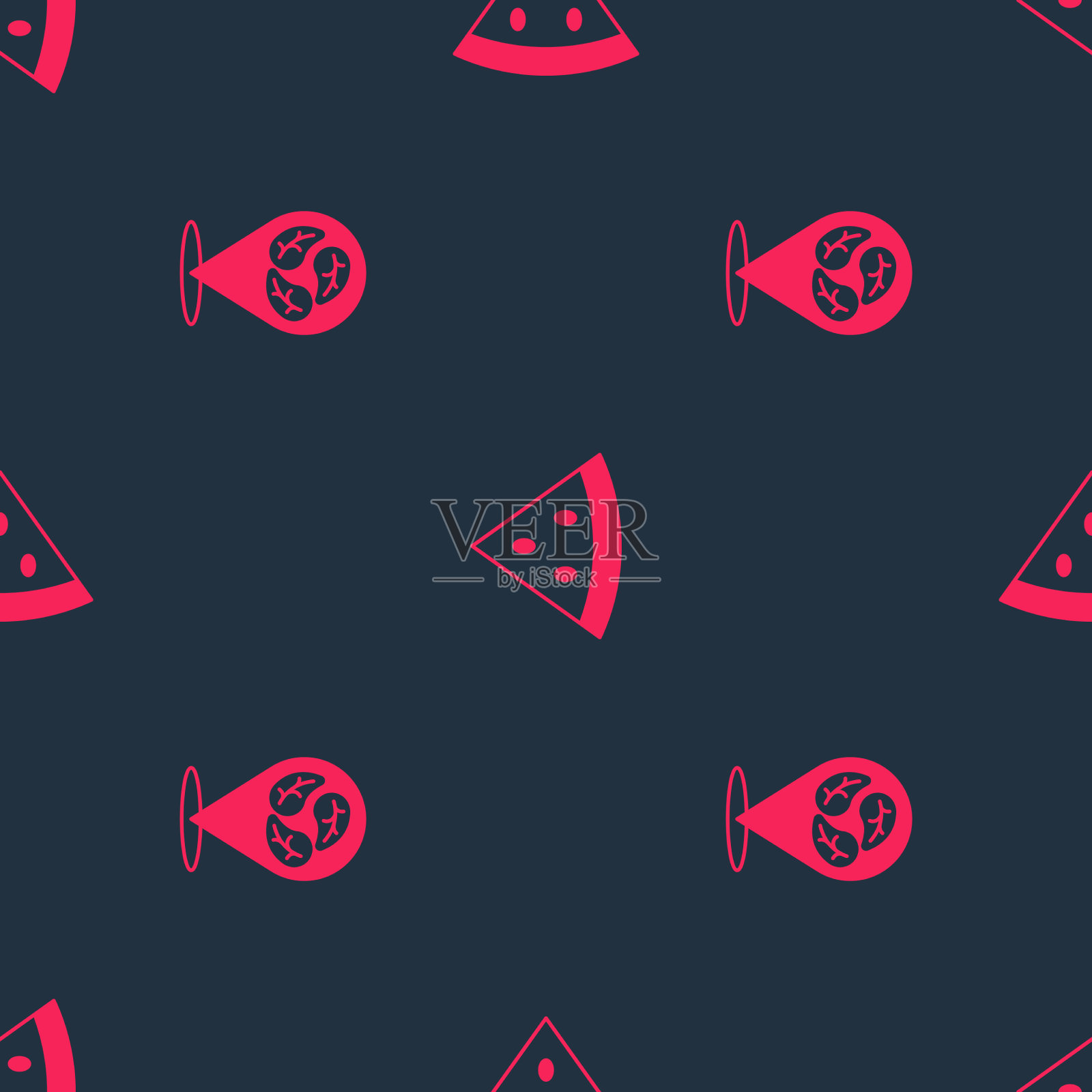 将素食和西瓜完美结合图标素材