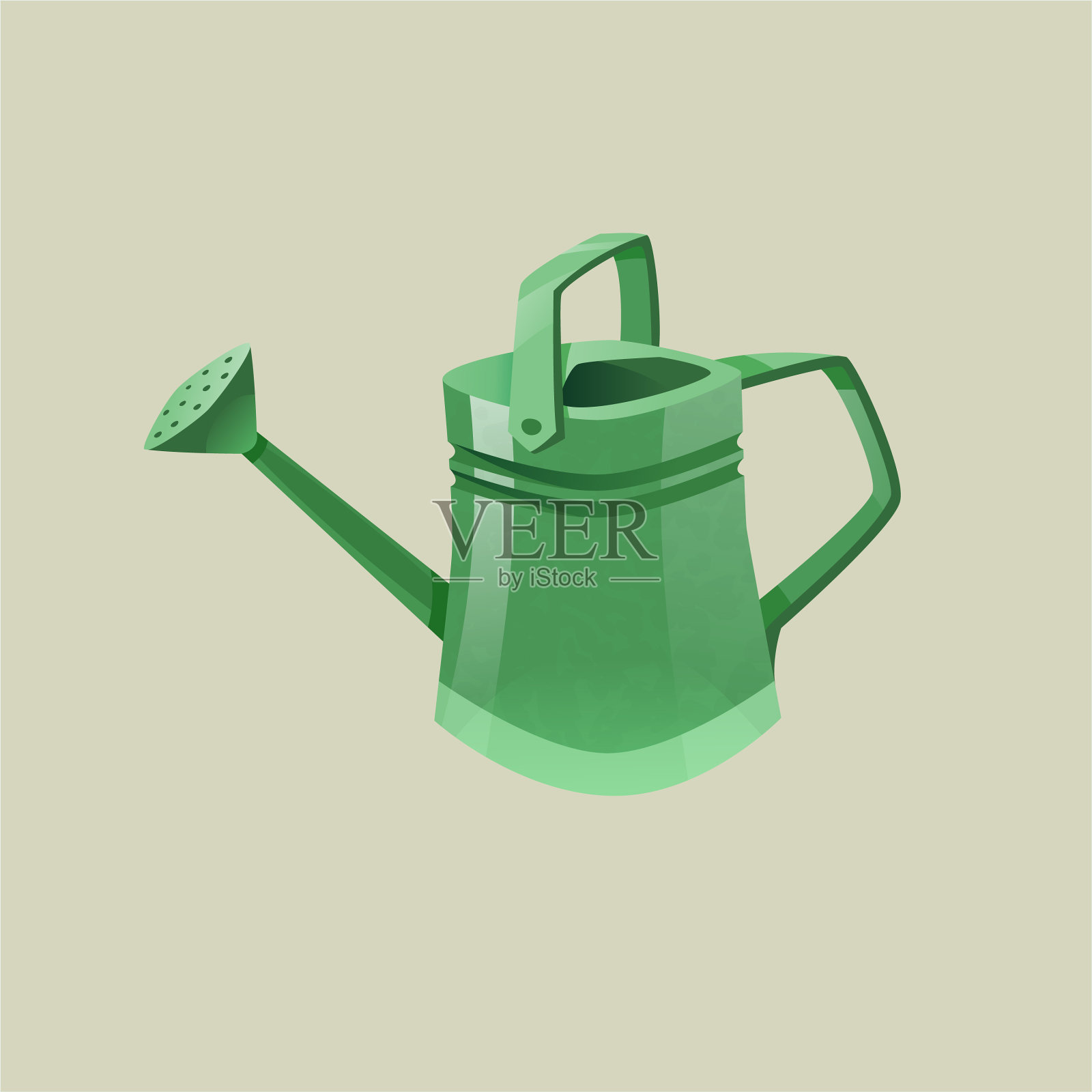 园艺装饰设备说明插画图片素材