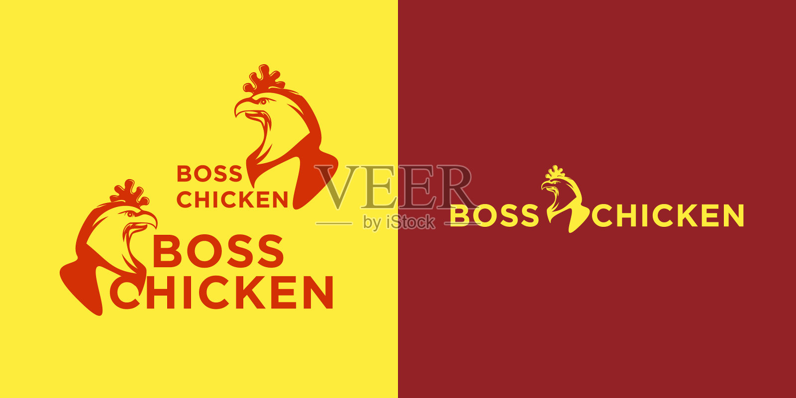 鸡吉祥物鸡吉祥物字符标志为插画图片素材