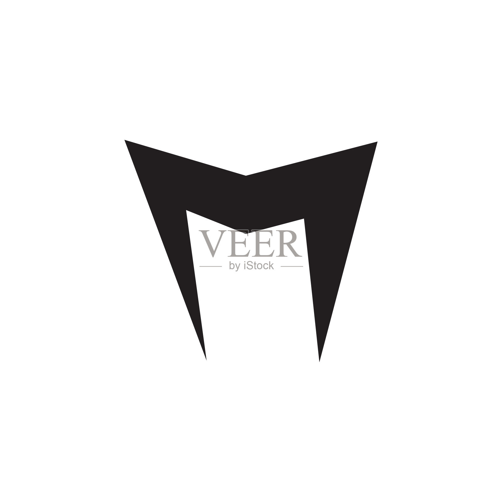 字母m企业抽象统一的标志插画图片素材