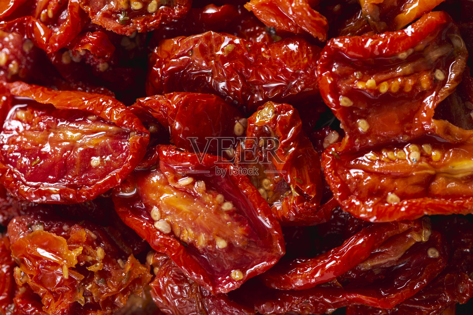 干番茄纹理作为背景俯视图照片摄影图片