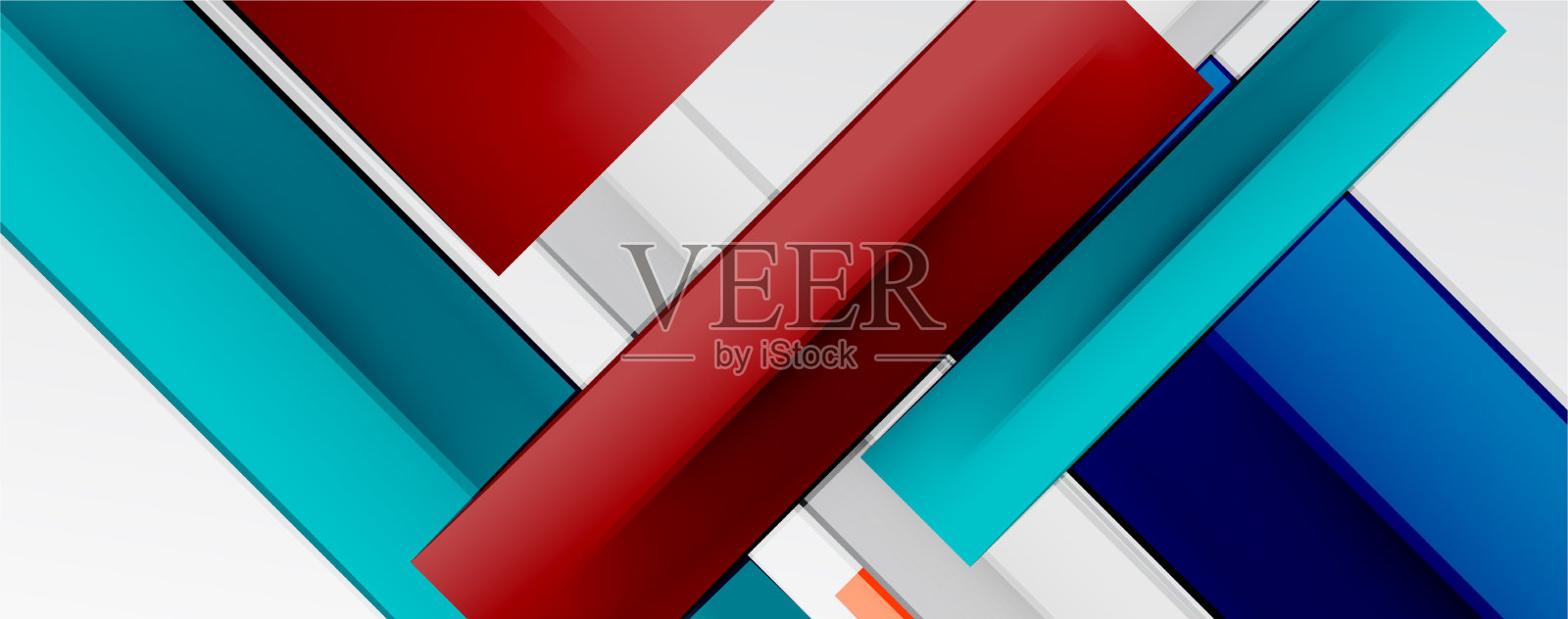 色彩抽象线条新潮几何背景插画图片素材