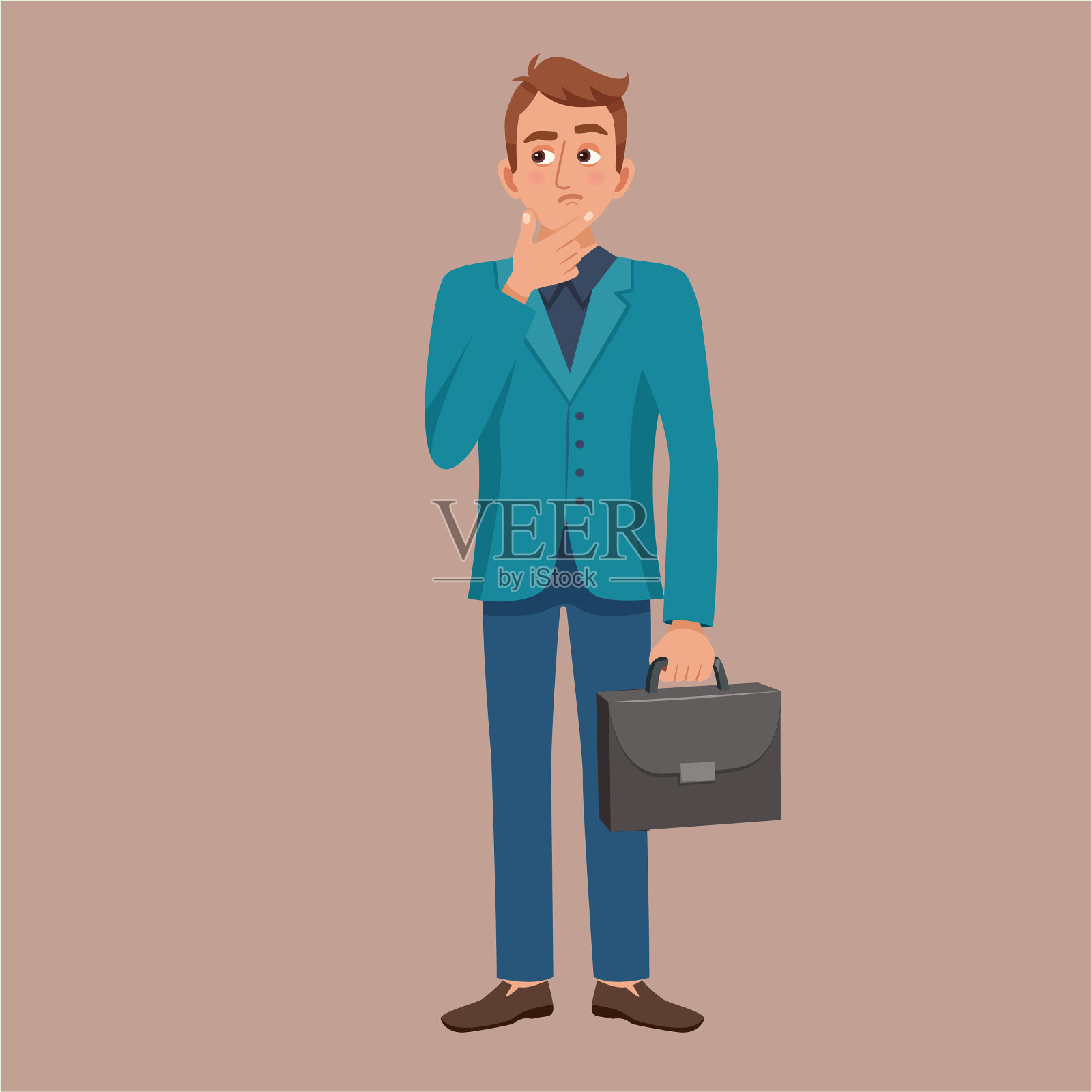 聪明人性格插图插画图片素材