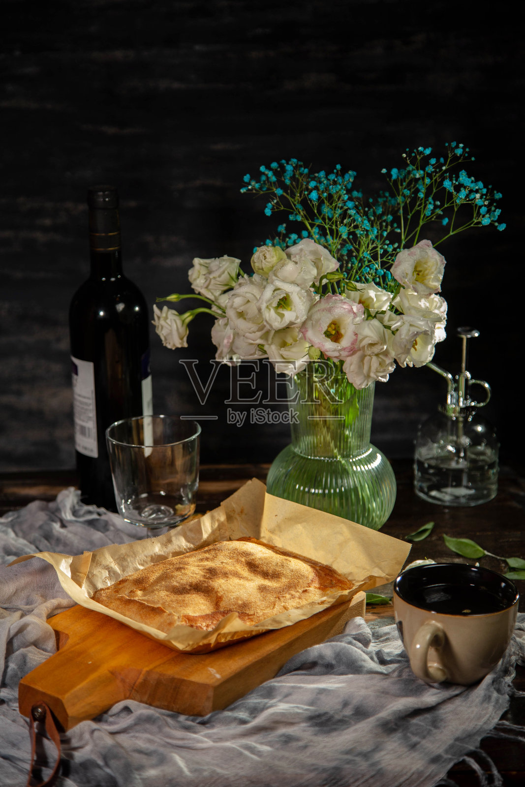 静物:美味的派照片摄影图片